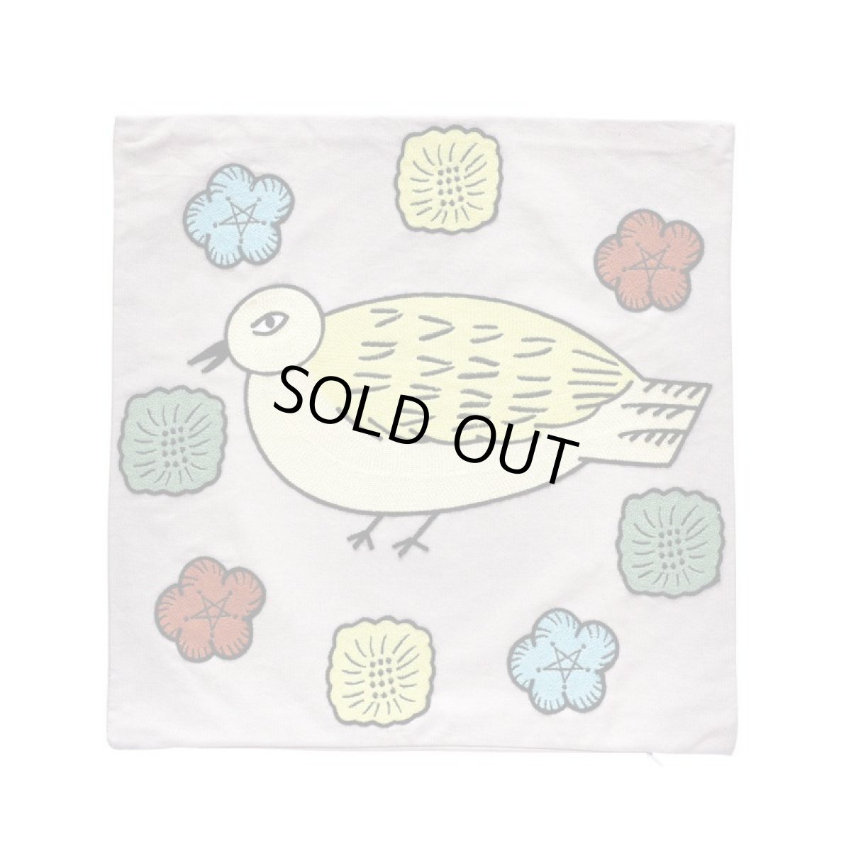 画像1: 松尾ミユキ Embroidery Cushion cover MM525 (1)