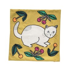 画像1: 松尾ミユキ Embroidery Cushion cover MM522 (1)