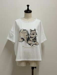 画像9: 【7月下旬〜8月中旬】おいのりリス変形Tシャツ（M）4185110 (9)