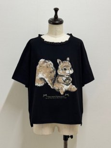 画像5: 【7月下旬〜8月中旬】おいのりリス変形Tシャツ（M）4185110 (5)