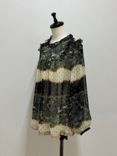 画像11: 【11月中旬〜11月下旬】ribbon border blouse（M）4175310 (11)