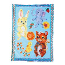 画像1: Nathalie Lete Double layer Blanket Squirrel-BL　NL097 (1)