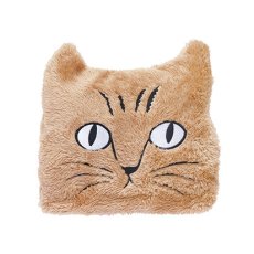 画像2: 松尾ミユキ Cat Face Blanket Beige　MM761 (2)