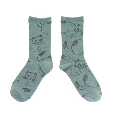 画像1: 松尾ミユキ　Cat socks Minnos　MM189 (1)